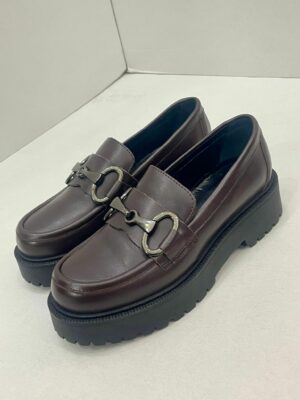 Mocassino chunky in vera pelle
